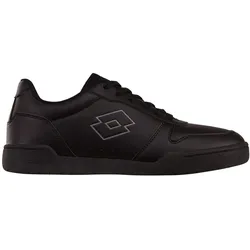 Sneaker LOTTO, Gr. 50, schwarz (schwarz, dunkelgrau), Synthetik, Kunstfaser, clean, sportlich, Schuhe, - in XL Größen erhältlich