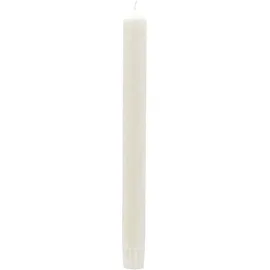 Kerzenfarm Hahn Stearin Stabkerzen 25 cm Elfenbein