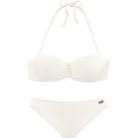 Buffalo Bügel-Bandeau-Bikini Damen Beige 34 Cup A