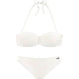 Buffalo Bügel-Bandeau-Bikini Damen Beige 34 Cup A