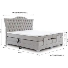 Fun Möbel Fausto 200 x 200 cm Beige