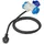 PRO PLUS Adapterkabel 150cm von Schuko Stecker nach 1xCEE 2xSchuko Steckdose