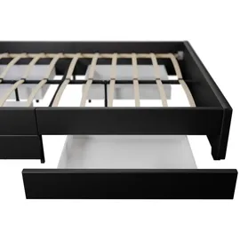 Juskys Polsterbett Lyon 140 x 200 cm mit Kaltschaummatratze