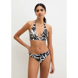 Marc O'Polo Bikini-Top Damen Schwarz/Weiß M (40)