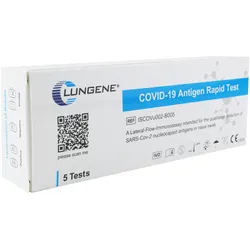50er CLUNGENE Antigentest, Gültigkeit bis 06.2024, BfArM AT1276/21, Laientest selbst Test, Antigentest, SARS-CoV-19