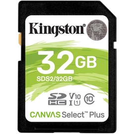Kingston SDHC Canvas Select Plus 32GB Class 10 UHS-I