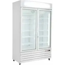 Saro Kühlschrank mit 2 Glastüren weiß, Modell G 885