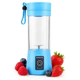 OcioDual Tragbarer Mixer to Go, Mixer Smoothie Maker, Blender fur Milchshakes, Cocktails, Proteinshakes, Smoothie Maker to Go 380Ml, Blender Wiederaufladbar über USB, Liquidizer
