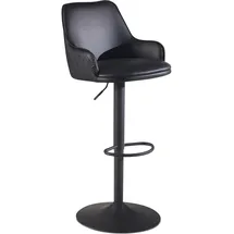 Wohnling Barhocker WL7.009 schwarz Kunstleder