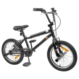 vidaXL BMX Rad 18 Zoll RH 0 cm Schwarz