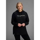 KangaROOS Kapuzensweatshirt in Schwarz | Gr.: 40-42