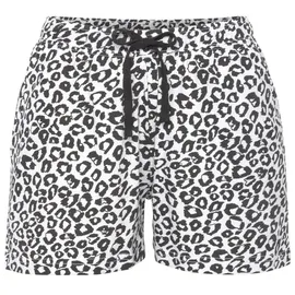 VIVANCE Pyjamashorts Schwarz-Weiß 36/38