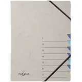 Pagna Ordnungsmappe Easy Grey 7 Fächer grau, 1 St.