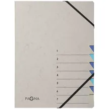 Pagna Ordnungsmappe Easy Grey 7 Fächer grau, 1 St.