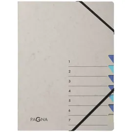 Pagna Ordnungsmappe Easy Grey 7 Fächer grau, 1 St.