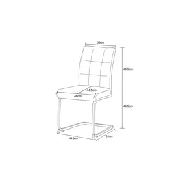 xonox.home Schwingstuhl grau 2er Set