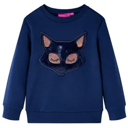 Kinder-Sweatshirt Marineblau 140