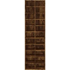 vidaXL Schuhregal 54 x 183 x 34 cm Räuchereiche / braun