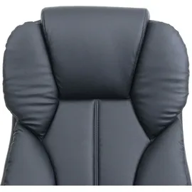 Mendler Kansas XXL Chefsessel Kunstleder Schwarz