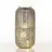 Formano Laterne Rattan 45 cm 3 LED Birnen grau/braun