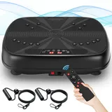 Vibrationsplatten-trainingsgerät, Ganzkörpertrainings-fitnessplattform, Vibrationsplatte Mit Widerstandsbändern Für Heimtrainingsgeräte Mit Geschwindigkeitskontrolle