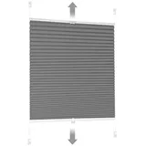 Sekey Plissee 75 x 150 cm Dunkelgrau