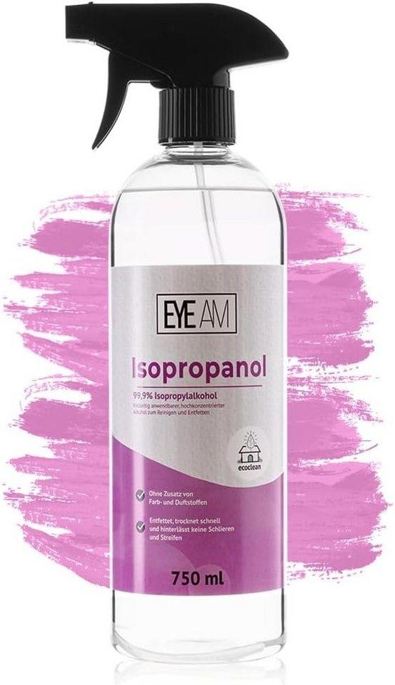 Preisvergleich Produktbild EyeAm Isopropanol IPA 99,9% mit Sprühkopf, Reinigungsalkohol