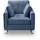 MID.YOU 1,5-Sitzer-Sofa Hera Dunkelblau