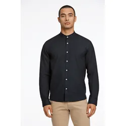Langarmhemd, mit Stehkagen, Gr. XXL - N-Gr, black, , 71374019-XXL N-Gr