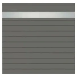 OSMO Aluminium Sichtschutz 180 x 179 cm Grau