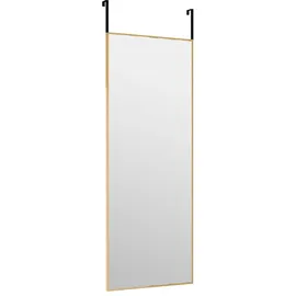 vidaXL Türspiegel Golden 30x80 cm Glas und Aluminium