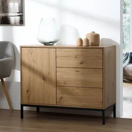 CaliCosy Kommode 90 x 80 x 49,5 cm Beige