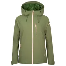 Westfjord Funktionsjacke Keilir Oliv/Pfirisch Hell rosa|rot L