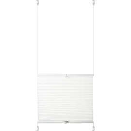 K-HOME Plissee Siena 70 x 210 cm weiß