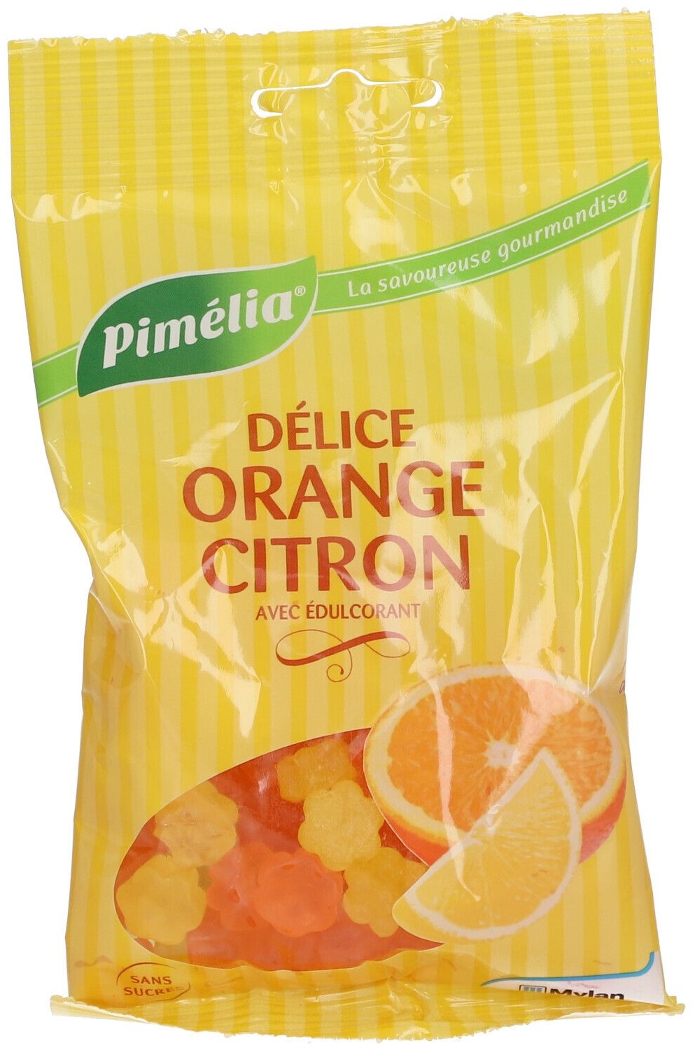 Pimélia Délice Orange Citron avec édulcorant 110 g Gummies