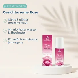 Amrita Organics Gesichtscreme Rose, 50 Milliliter