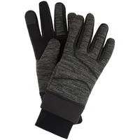 Tom Tailor Herren 1043444 Strickhandschuhe, 10617-Black Grey Melange, S/M