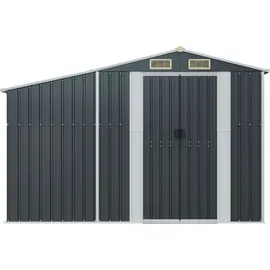 vidaXL Gerätehaus 0,93 x 0,93 m Anthrazit