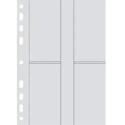 RIDO Ersatzeinlage Visitenkarten für A5 7065702 für Timing 1 Pg6S