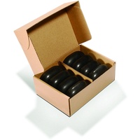 Master Massage Groß Ovular Basalt Hot Stone Massagesteine America Brand (X)