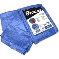 Bradas Abdeckplane Gewebeplane blau 1,5 x 8 m 60g/m2