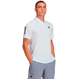 Adidas Club 3-Streifen Tennis Poloshirt White S