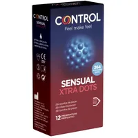 Control Sensual Xtra Dots Kondome, 12 Stück, 50 g,