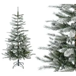 Evergreen Künstlicher Weihnachtsbaum Cedar Frost Kiefer | Inkl. Kunstschnee | Weiß | 150 cm