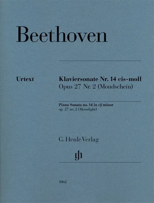 Ludwig Van Beethoven - Klaviersonate Nr. 14 Cis-Moll Op. 27 Nr. 2 (Mondscheinsonate) - Ludwig van Beethoven - Klaviersonate Nr. 14 cis-moll op. 27 Nr.