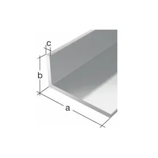 GAH Alberts Alberts Winkelprofil, Aluminium, silberfarbig