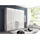 Novel Drehtürenschrank 250 x 236 x 58 cm Grau/Weiß