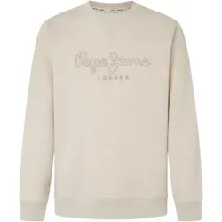 Pepe Jeans für Herren. PM582719 Neu Nouvel Crew Sweatshirt weiß (S), Lässig, Baumwolle, Nachhaltig