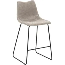 Mayer Sitzmöbel Mayer Barhocker mySOLO 1175 K3 544 lichtgrau Kunstleder, 1 St.
