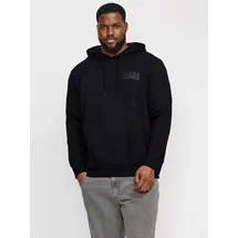 Jack & Jones PlusSize Hoodie schwarz 4XL
